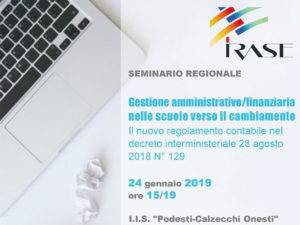 seminario gestione amministrativo finanziaria scuole Irase Ancona